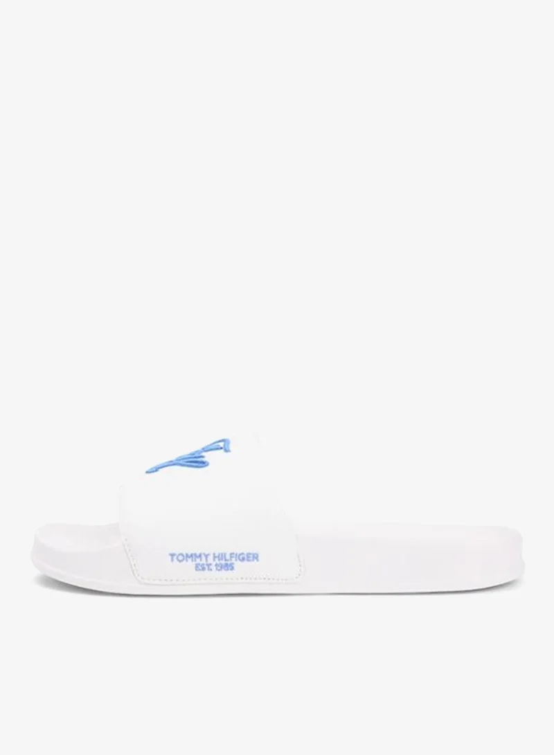 تومي هيلفيغر شبشب مطرز لحمام السباحة