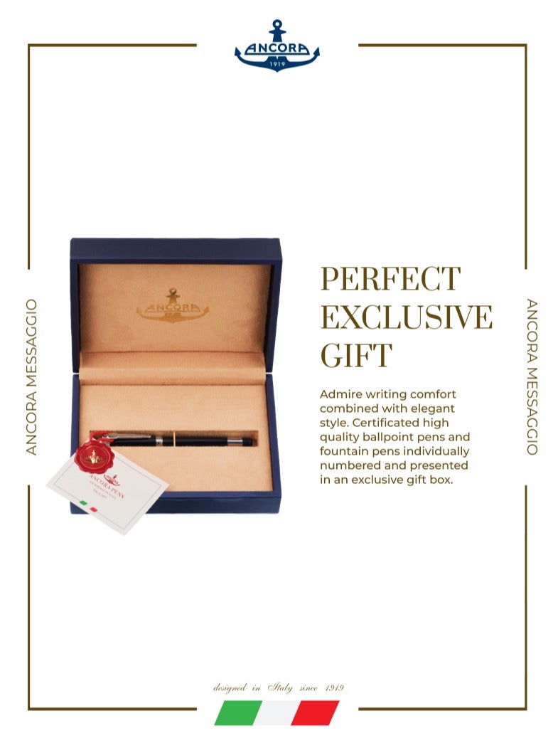 أنكورا قلم ميساجو ١٩١٩ إصدار محدود ٨٨٨ – كتابة سلسة – قلم رولربول فاخر محفور مع علبة – هدية للرجال والنساء - Image 4