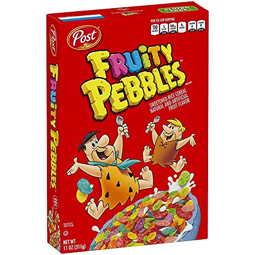 Fruity Pebbles Post Fruity Pebbles Sweetened Rice Cereal, 311 g, 2 Pack - Image 2