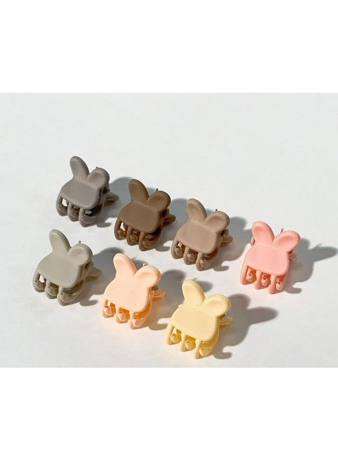 Abhaymart 10 Pcs Korean Hair Claw Clip Cute Hair Clip For Girls, Korean Style Hair Clip Hair Styling Clip Small Butterfly Hair Clip- Cute Mini Hair Claw Rabbit Shape hair Claw Clip -2024 - Image 4