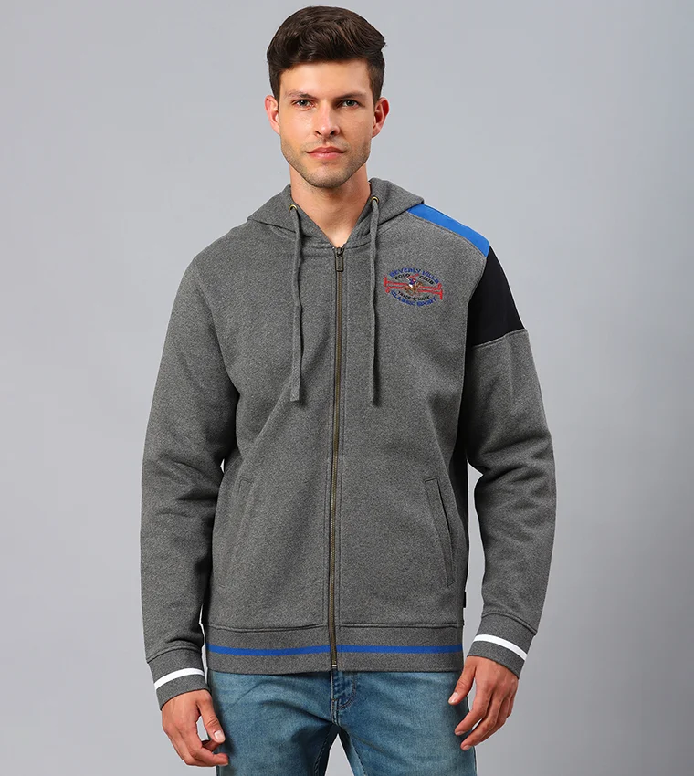 بيفرلي هيلز بولو كلوب جاكيت بغطاء رأس رجالي