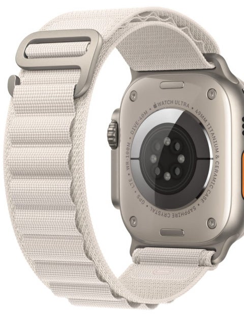 Replacement band compatible with Apple Watch new release white color size 45/49mm