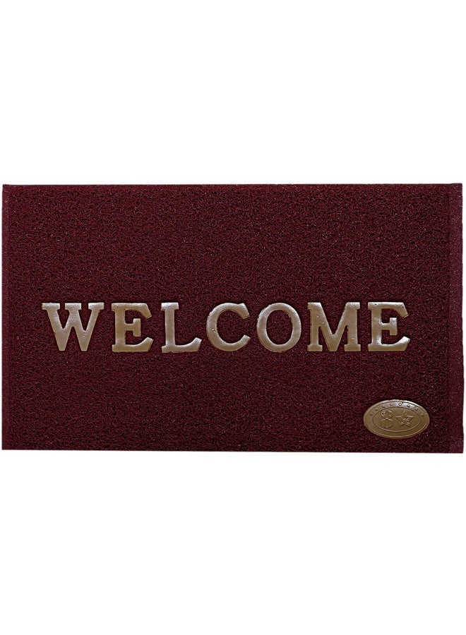 BENAVJI Printed Welcome Door Mat|Strong PVC Material & Solid Print|Anti Skid & Water Proof|Size 58 X 38 (Maroon), Large Rectangle - Image 4