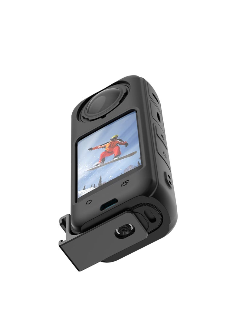 Cold Shoe Mount Extension Bracket for Insta360 X4 Action Camera Tripod Mount Adapter Base with 1/4 Interface and Cold Shoe Interface - Image 5