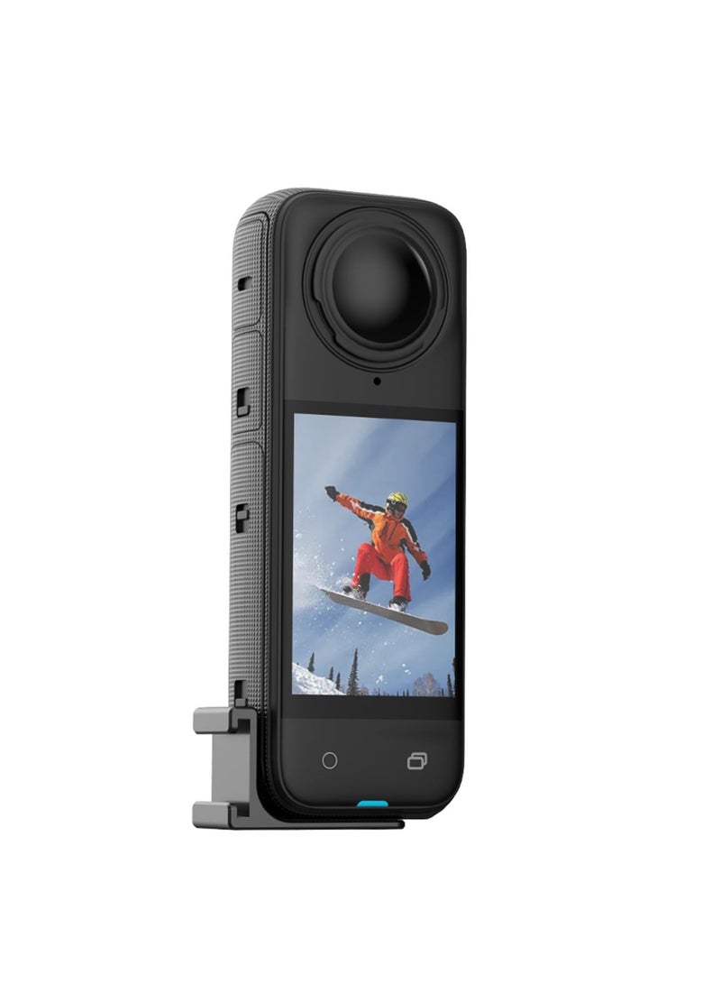 Cold Shoe Mount Extension Bracket for Insta360 X4 Action Camera Tripod Mount Adapter Base with 1/4 Interface and Cold Shoe Interface - Image 3