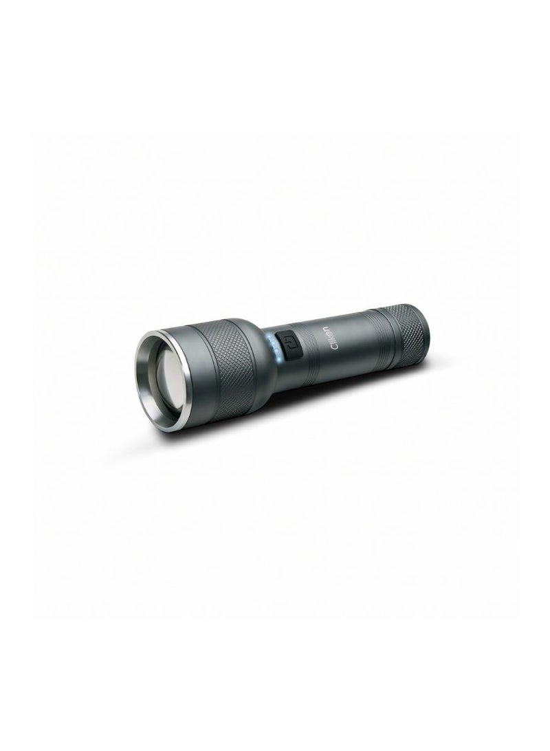 Clikon LumaRay Zoom In Zoom Out LED Flashlight 10W, 800 Lumens, 1500mAh Rechargeable Lithium Battery, Type-C USB, IPX44 Rainproof - Image 1