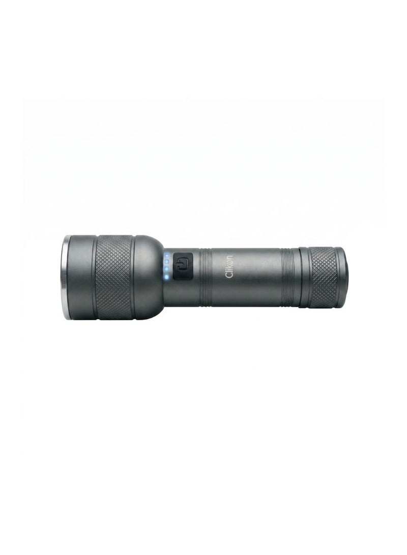 Clikon LumaRay Zoom In Zoom Out LED Flashlight 10W, 800 Lumens, 1500mAh Rechargeable Lithium Battery, Type-C USB, IPX44 Rainproof - Image 2