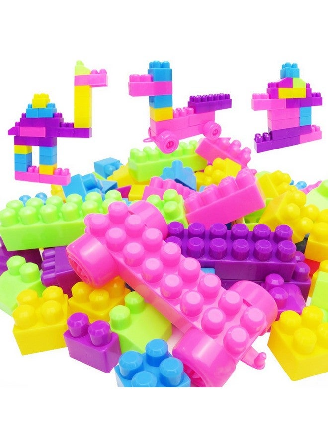 FunBlast FunBlast Building Blocks for Kids with Wheel, Bag Packing, Best Gift Toy (Multicolor)  - Image 4