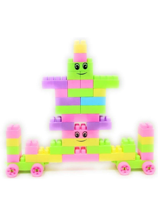 FunBlast FunBlast Building Blocks for Kids with Wheel, Bag Packing, Best Gift Toy (Multicolor)  - Image 2