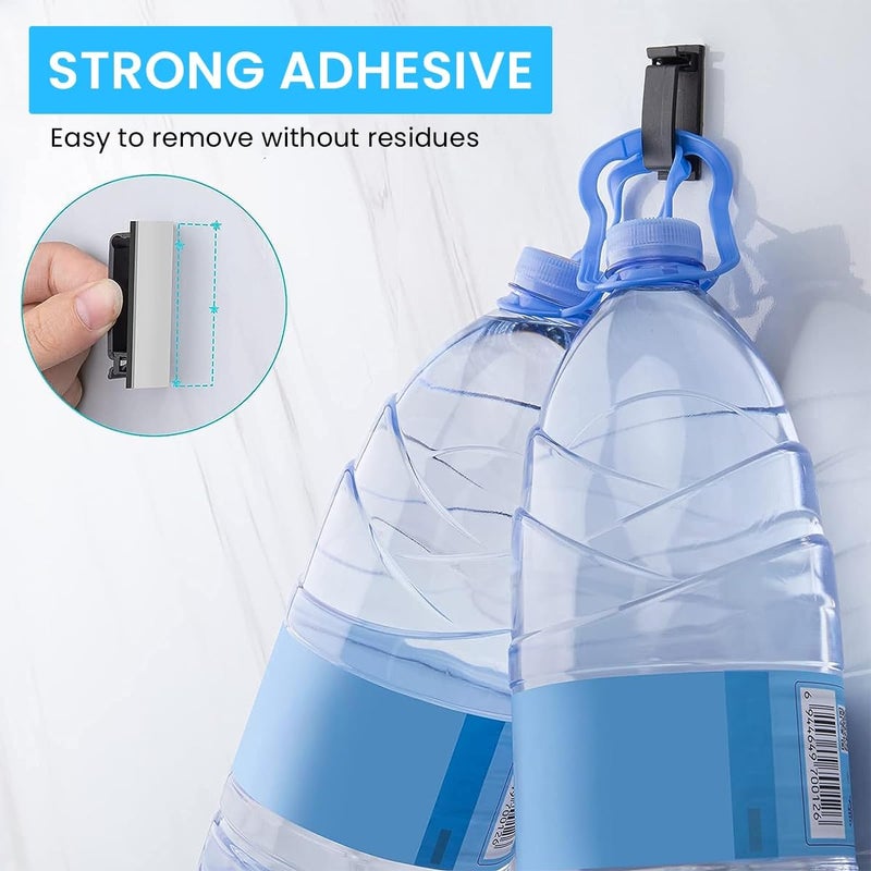 HASTHIP 50Pcs Cable Management Clips, Adhesive Cable Clips,Wire Holder Organizer, Topavatop X-Large Clips For Under Desk Wire Management, Adhesive Organizer Multiple Cord - Image 5