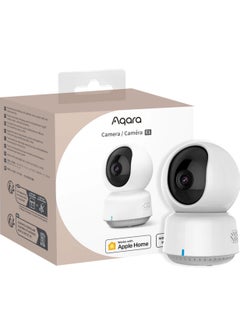 Aqara Aqara 2K Indoor Security Camera E1,HomeKit Secure Video Indoor Camera,Two-Way Audio,Night Vision,Person Tracking,Wi-Fi 6,Supports HomeKit, Alexa and IFTTT-Global version White  - Image 1