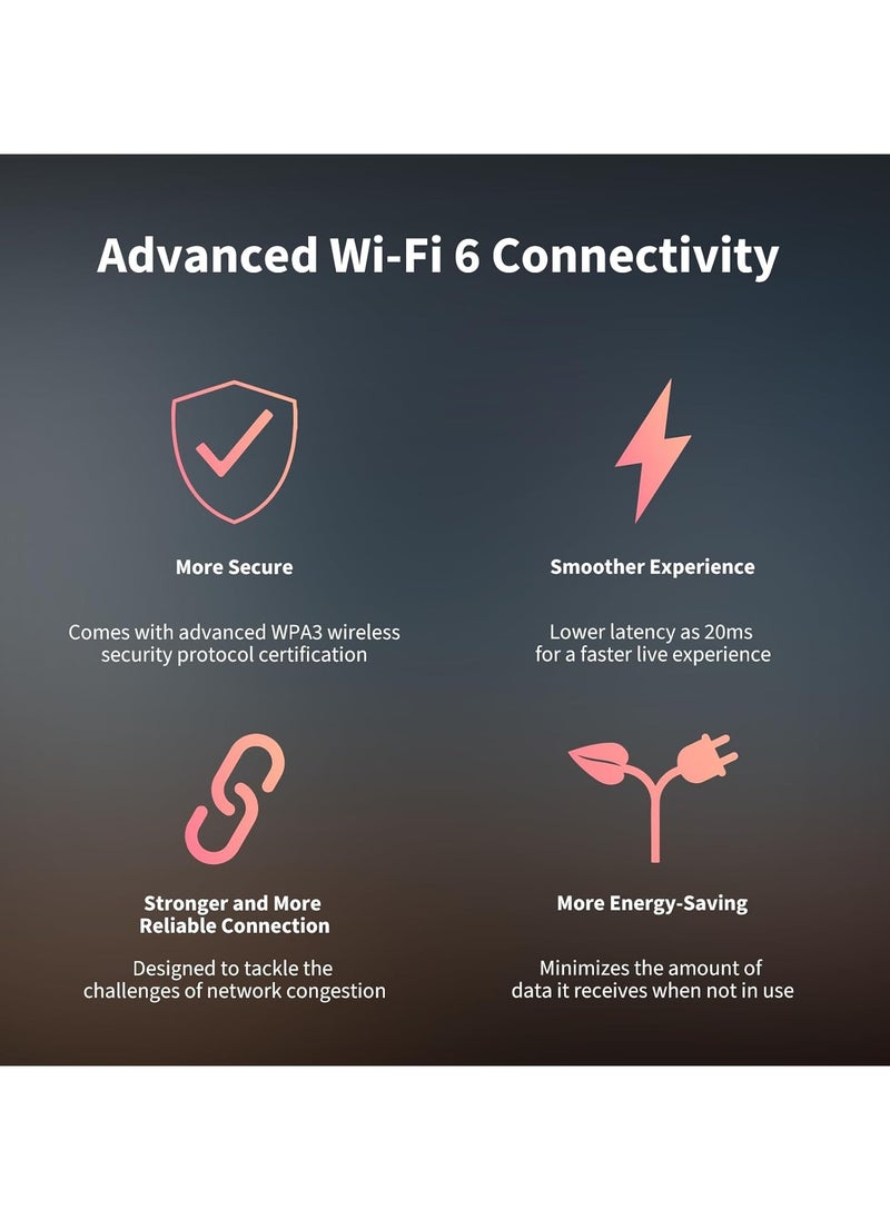 Aqara - Aqara 2K Indoor Security Camera E1,HomeKit Secure Video Indoor Camera,Two-Way Audio,Night Vision,Person Tracking,Wi-Fi 6,Supports HomeKit, Alexa and IFTTT-Global version White - Image 1