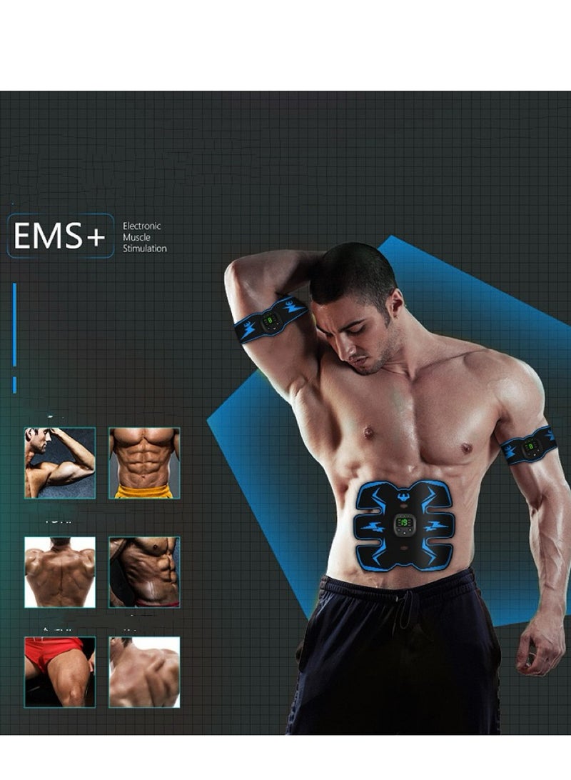 Generic ABS Stimulator, EMS Muscle Stimulator, Abdominal Toning Belt, ABS Training Waist Trimmer Belt Wireless Ab Trainer Fitness Equipment, Ab Sport Exercise Belt with USB Rechargeable  - Image 4