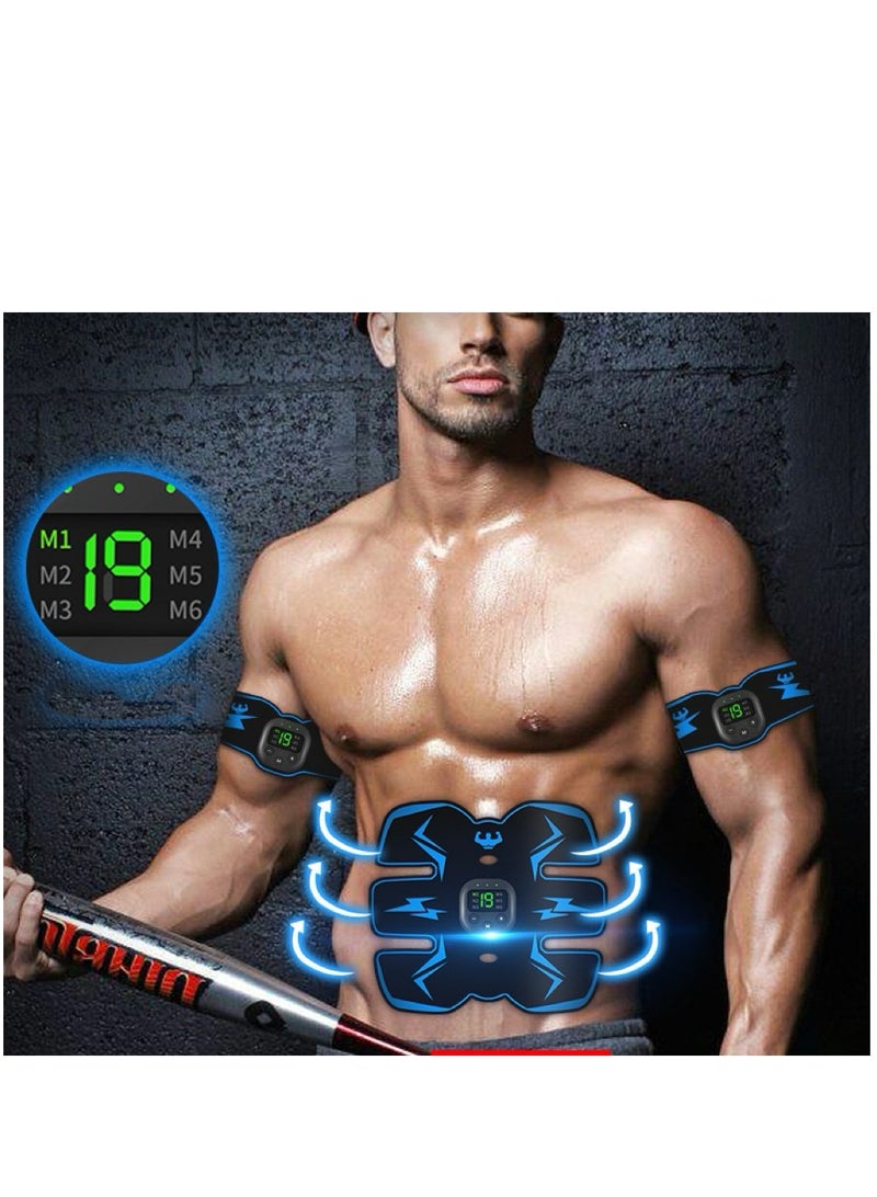 Generic ABS Stimulator, EMS Muscle Stimulator, Abdominal Toning Belt, ABS Training Waist Trimmer Belt Wireless Ab Trainer Fitness Equipment, Ab Sport Exercise Belt with USB Rechargeable  - Image 2