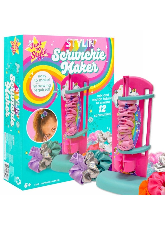 جاست ماي ستايل صانع ربطات الشعر بنفسك من مجموعة Horizon Group USA، صممي ربطات الشعر الساتان الملونة الخاصة بك، أداة سهلة الاستخدام وأحجار كريمة متضمنة - Image 1