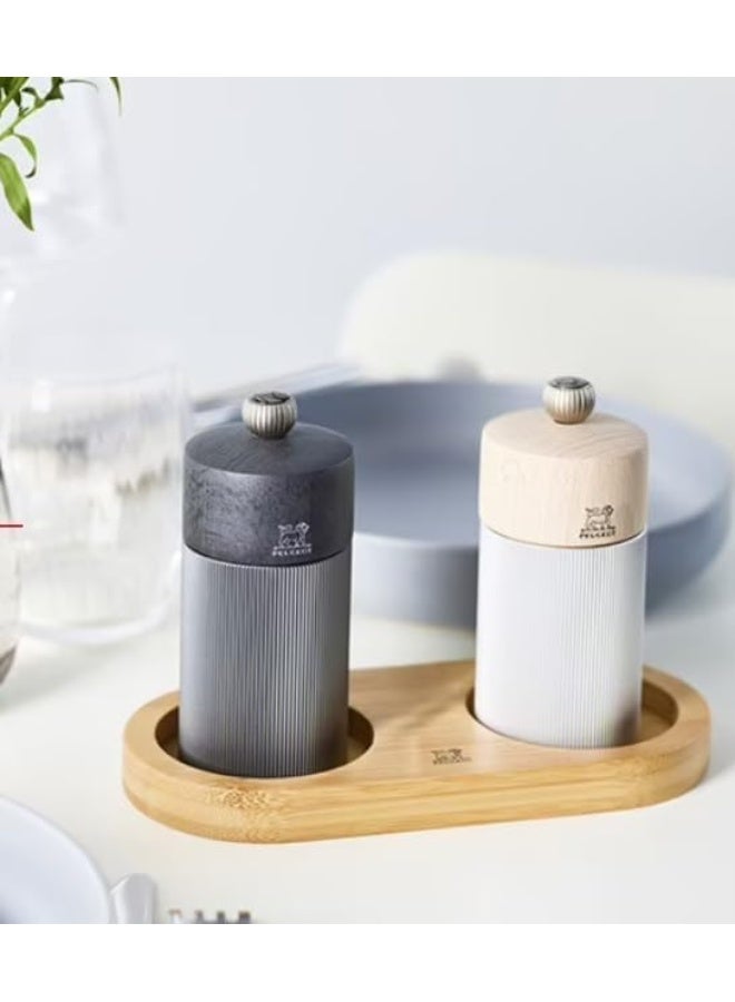 Peugeot Linea Bamboo Salt and Pepper Mill Tray - Natural - Image 3
