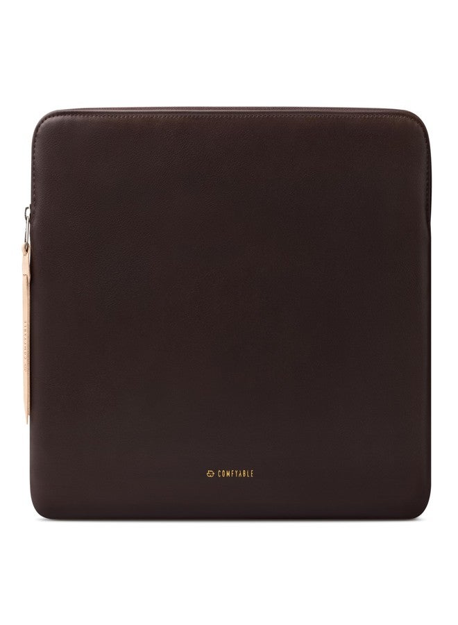 Comfyable Tablet Sleeve Compatible with iPad Air 11" M3 2025, iPad Pro 11 Inch M5 2025 & Smart/Magic Keyboard with Pencil Holder-PU Leather Bag Water-Resistant Slim Case - Chocolate - Image 1