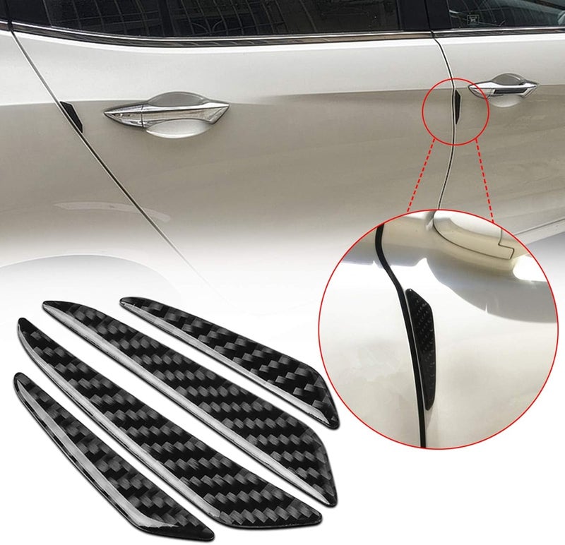 runmade Universal Auto Door Side Edge Protection Guard - Carbon Fiber Anti-Scratch Protector Trim Sticker for Car SUV Pickup Truck - Image 2