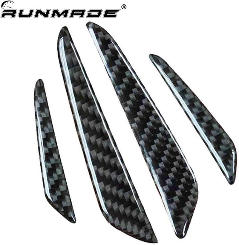 runmade Universal Auto Door Side Edge Protection Guard - Carbon Fiber Anti-Scratch Protector Trim Sticker for Car SUV Pickup Truck - Image 4