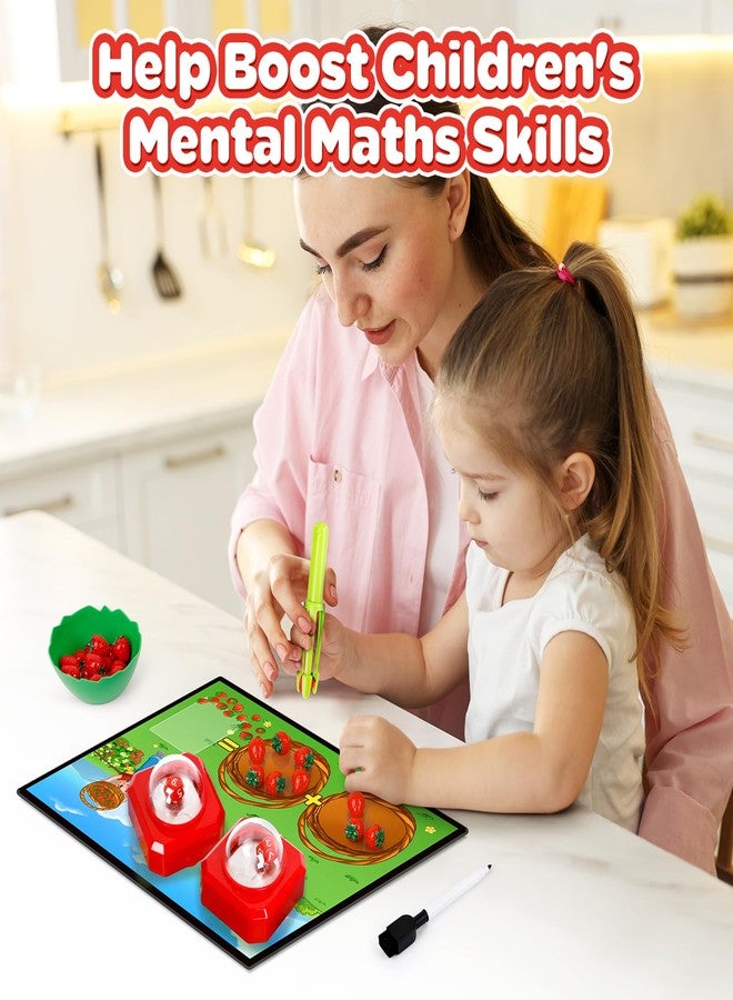 SkilLify Math Board Games for Kids with Dice Poppers, Math Manipulatives Kindergarten Preschool Math Games Counters Toys, Addition and Subtraction Dice Games Homeschool Supplies Classroom Must Haves - Image 5