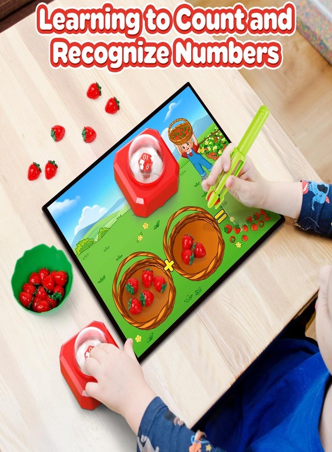 SkilLify Math Board Games for Kids with Dice Poppers, Math Manipulatives Kindergarten Preschool Math Games Counters Toys, Addition and Subtraction Dice Games Homeschool Supplies Classroom Must Haves - Image 4