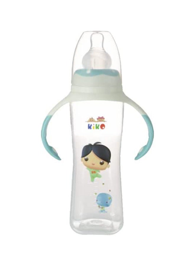 Kiko Feeding Bottle With Siliocne Nipple 250 Ml-Blue - Image 1
