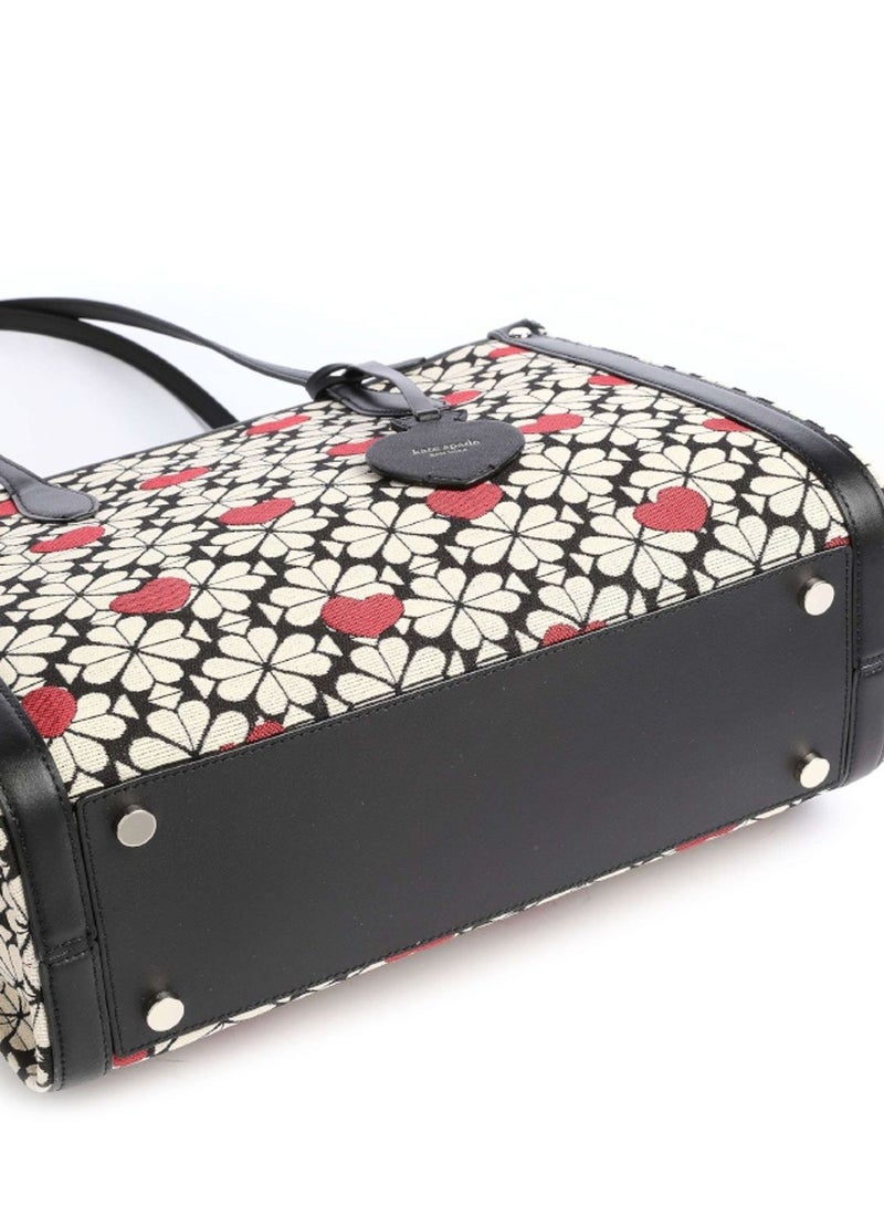 كيت سبيد حقيبة كيت سبيد فلاور جاكار هارتس ماركت متوسطة الحجم - Image 4