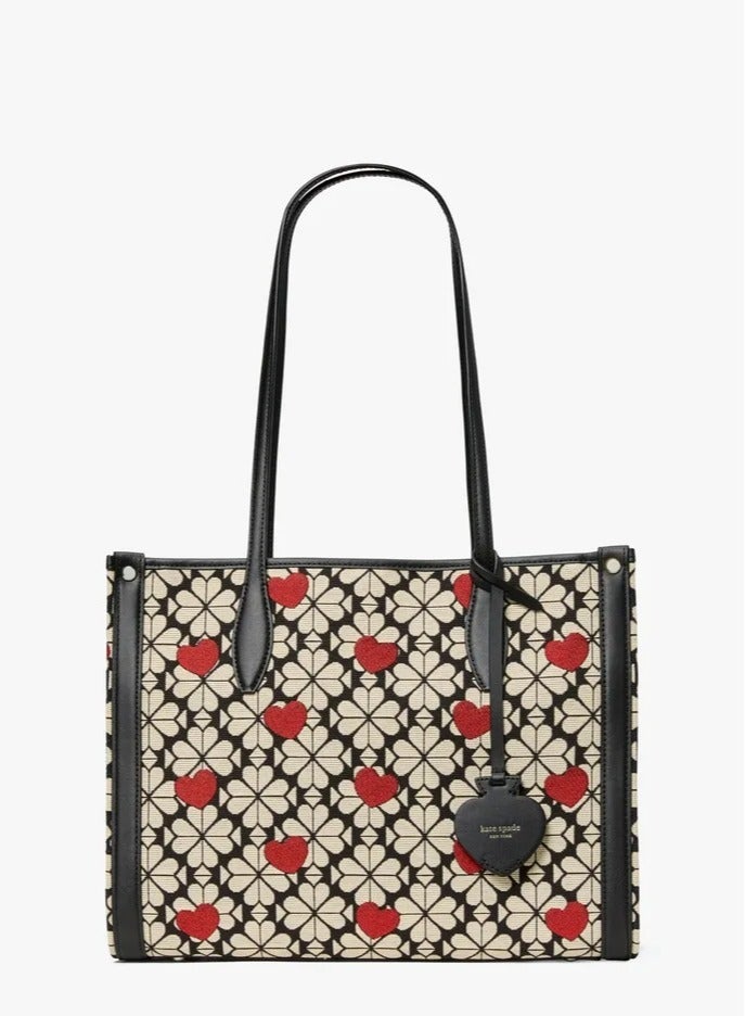 كيت سبيد حقيبة كيت سبيد فلاور جاكار هارتس ماركت متوسطة الحجم - Image 1