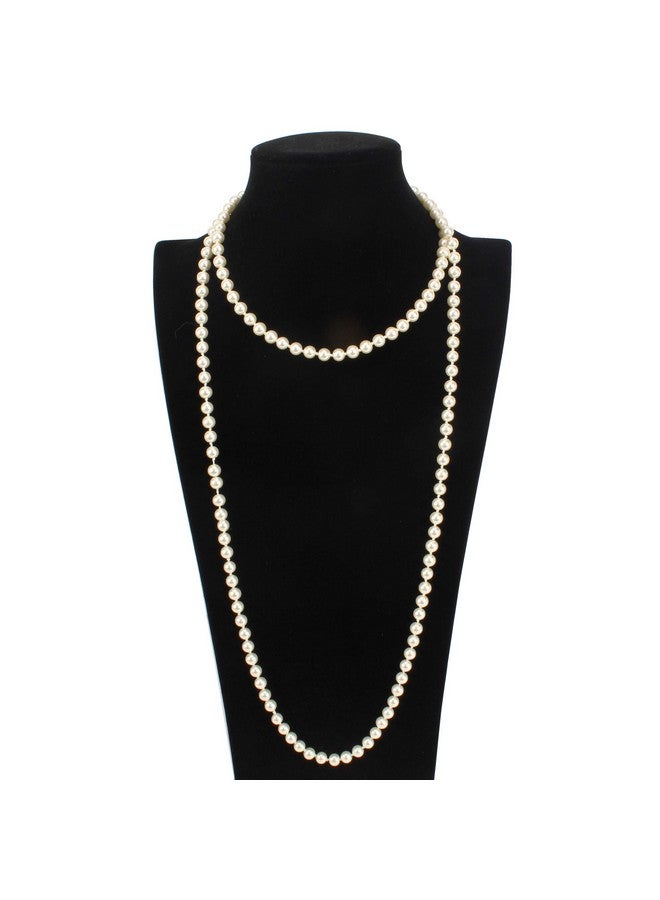 KOSMOS-LI Flapper Pearls 1920s Faux Pearls Pendants Long Fake Pearls Necklace 58"(1piece) for Women Jewelry - Image 1