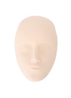 YOSOO Practice Makeup Face 3D Silicone Facial Mannequin Head Makeup Permanent Tattoo Practice Microblading Training Fake Skin Model Eyebrow Lip Eye False Eye Lash Extensions for Artists Beginners (#02)  - Image 1