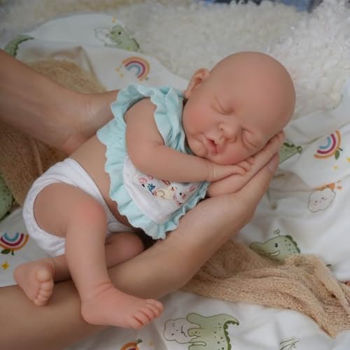 Mire & Mire Mire  Mire Reborn Baby Dolls 12 Boy Micro Preemie Full Body Silicone Baby Doll RealisticNewborn Baby Dolls That Look Real Sleeping Baby Doll 3 - Image 1