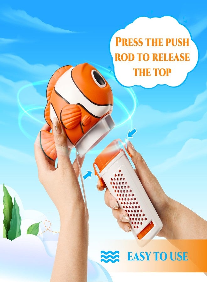 MKLZ Chlorine Floater, Mini Floating Pool Chlorine Dispenser for 1 Inch Tablets, Small Clown Fish Bromine Holder for for Hot Tub, Spa, Swimming Pools - Image 3
