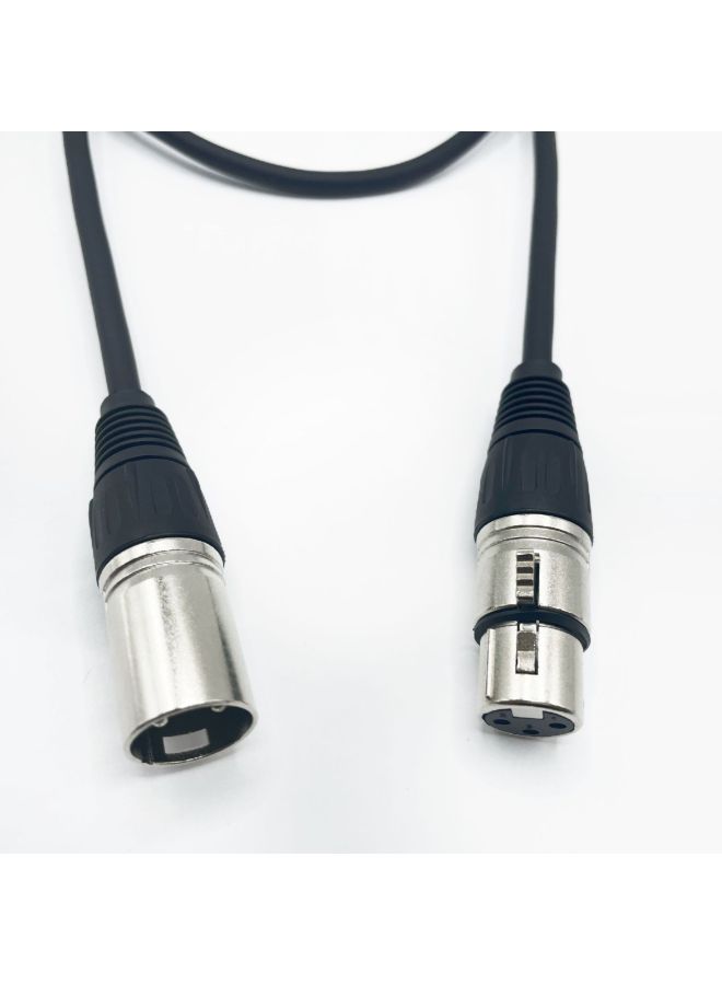 Canon Line Male-to-female Audio Line Microphone Line Canon Line XLR Balanced Audio Line Enping Wire-Color:Dark Brown Silver Caron-Length:φ6.0*1 M  - Image 5