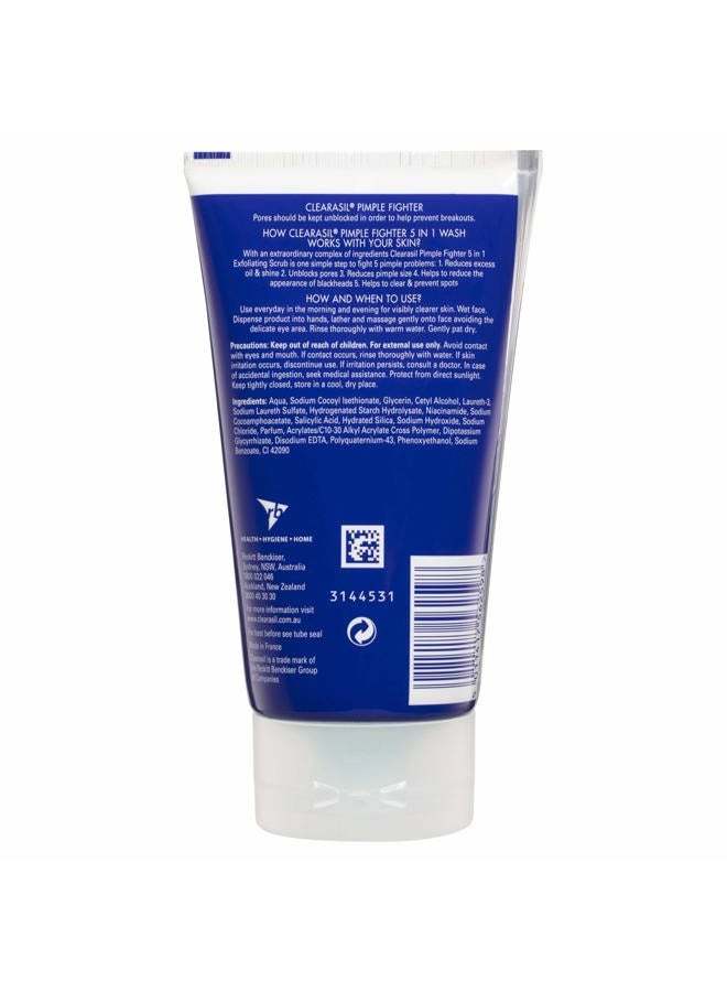 Clearasil Ultra 5In1 Exfoliating Scrub 150Ml - Image 2