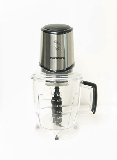 Steel CUTChopper, 700 Watt,Copper Motor, 1.5 Liters Capacity Bowl ,6  Durable Stainless Steel Blades- MTCR45