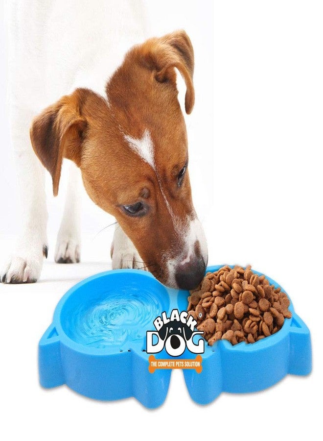 BLACK DOG Pets Bowl Plastic Cat Face Pet Double Bowl Non-Toxic Environmentally Friendly Kitten/Cats/All Breeds Puppies and Small Breeds Dogs Double Bowl - 1 Piece Color May Vary - Image 5