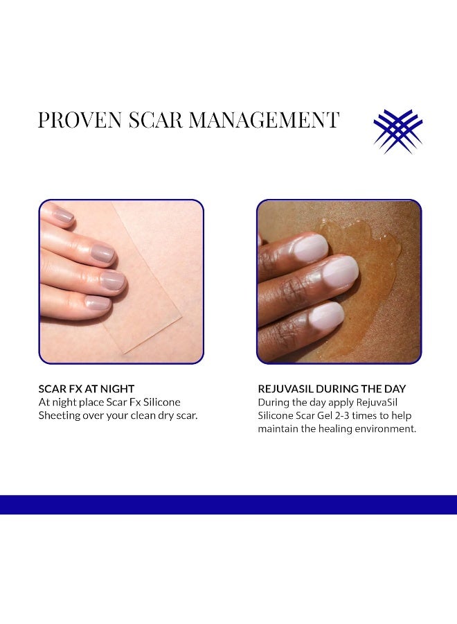 Rejuvaskin Scar Fx Silicone Sheeting - 1" x 22" - 100% Healthcare Grade Silicone - Physician Recommended - Image 4