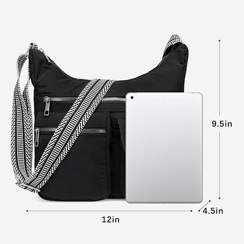 CLUCI Travel Purses for Women, Waterproof Nylon Crossbody Bags for Woman Trendy, Anti Theft Shoulder Handbags for Ladies - Image 4