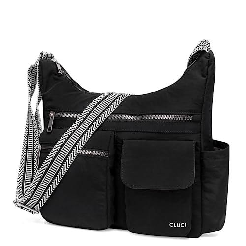 CLUCI Travel Purses for Women, Waterproof Nylon Crossbody Bags for Woman Trendy, Anti Theft Shoulder Handbags for Ladies - Image 1