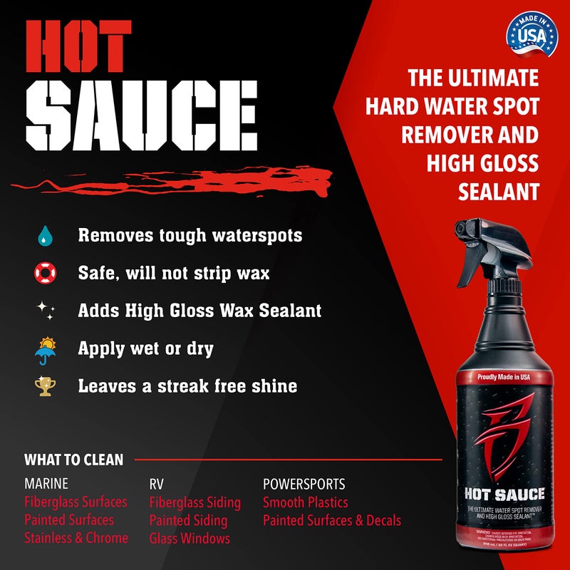 Boat Bling Bling Sauce Boat Cleaning & Detailing Kit for Marine and Automotive, 4-Pack, 20 oz Each - Image 2