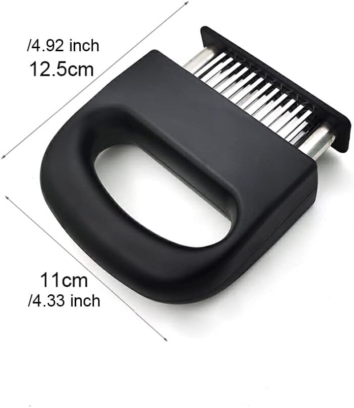 MYTHOS Meat Tenderizer with 48 Stainless Steel Ultra Sharp Needle Blades Heavy Duty Cooking Machine for Tenderizing Beef, Turkey, Chicken, Steak, Veal, Pork, Fish etc - Image 2