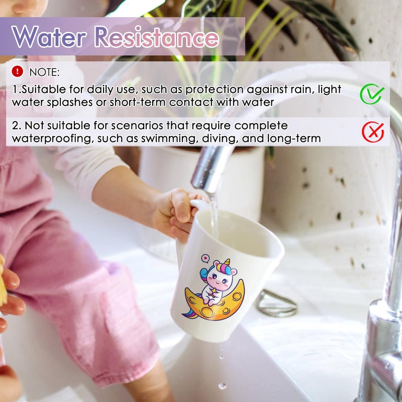 KOALA PAPER Koala Printable Vinyl Sticker Paper for Inkjet Printers - 20 Sheets Glossy White Water-Resistant Adhesive Label Paper - 8.5x11 Inch, Tear-Resistant, Removable - Image 5