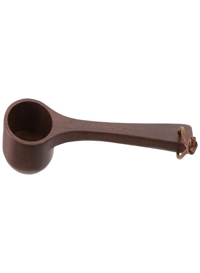 hobbyme ملعقة قهوة خشبية من خشب الجوز من هوبي مي بمقبض طويل، مغرفة قياس لحبوب البن، حبوب كاملة، مطحونة، أو شاي، أدوات مطبخ منزلية - 10 غرام - Image 5