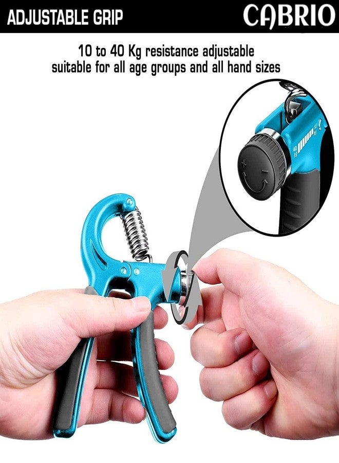 CABRIO Adjustable Hand Grip Strengthener, Hand Gripper for Men & Women for Gym, home Fitness equipment Forearm Exercise, Finger Exercise Resistance Workout(BLUE) - Image 3