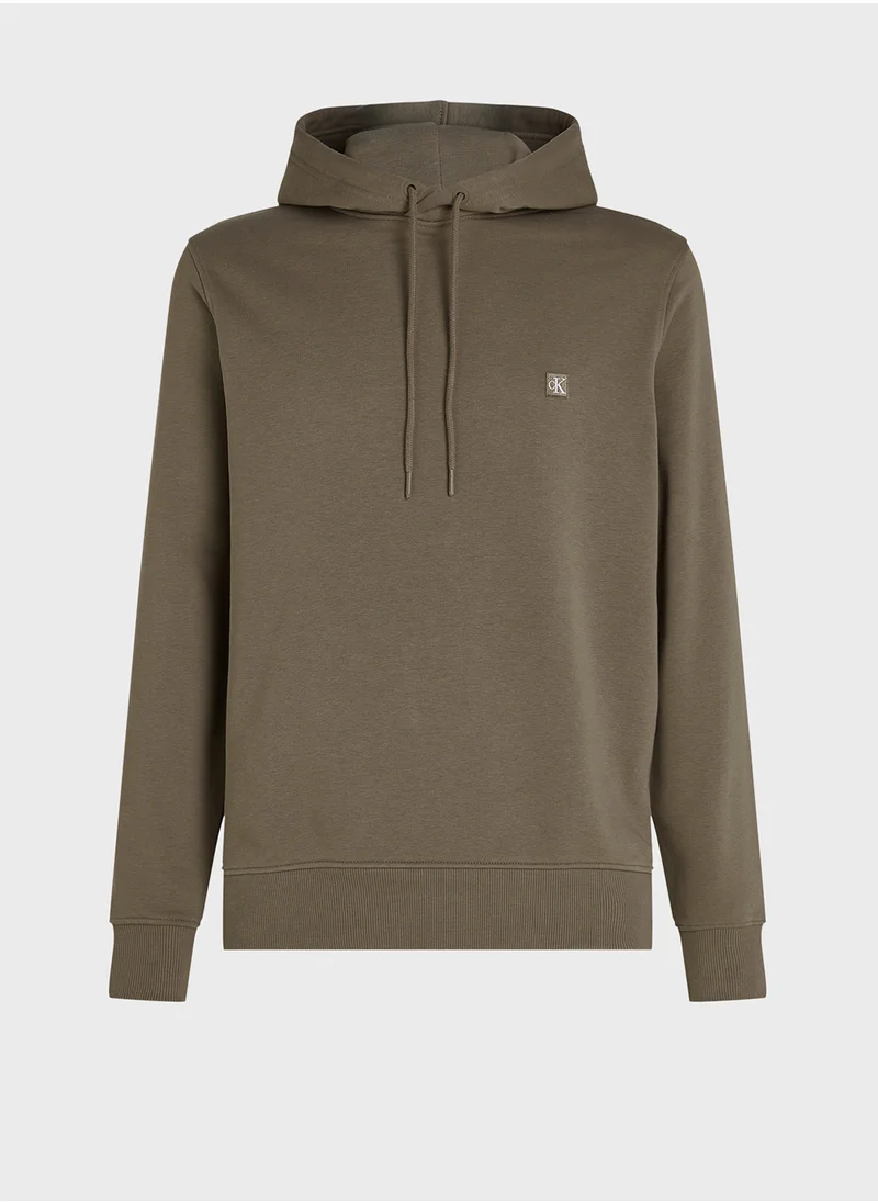 Calvin Klein Jeans Embroidered Logo Hoodie
