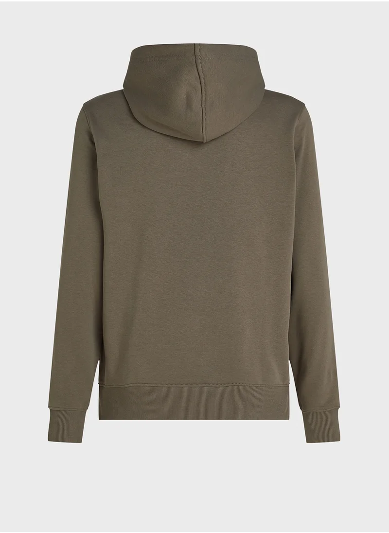 Calvin Klein Jeans Embroidered Logo Hoodie