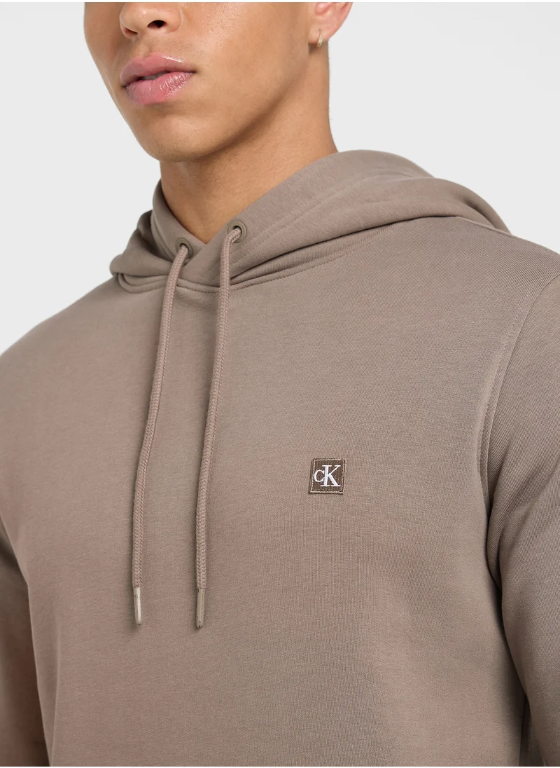 Calvin Klein Jeans Embroidered Logo Hoodie