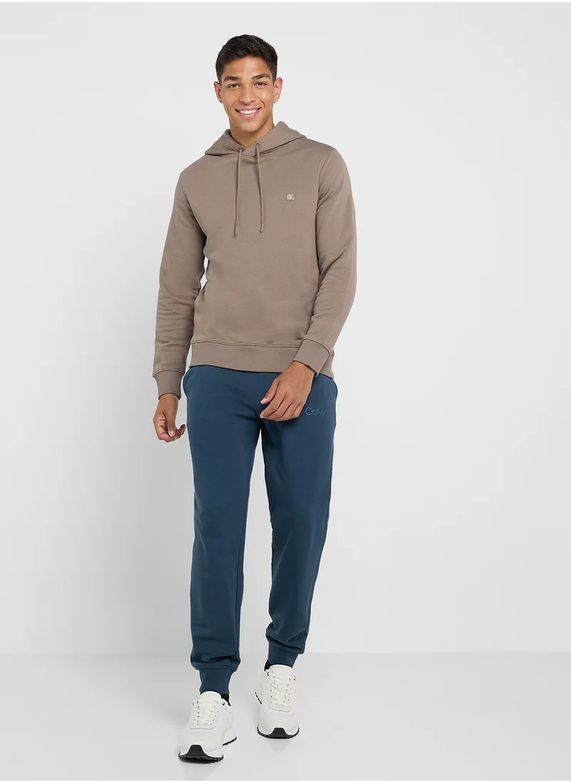 Calvin Klein Jeans Embroidered Logo Hoodie