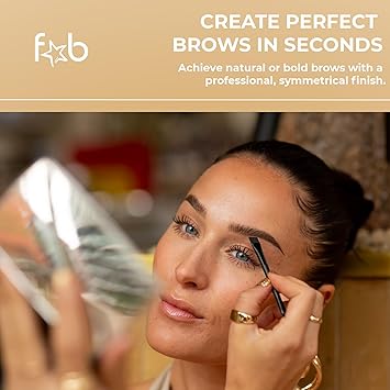 Fab Brows CNC cosmetic Fab Brows Duo Eyebrow Kit LightMedium Brown - Image 2