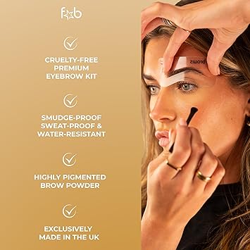 Fab Brows CNC cosmetic Fab Brows Duo Eyebrow Kit LightMedium Brown - Image 3